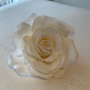 Flower pin and hair clip brooch